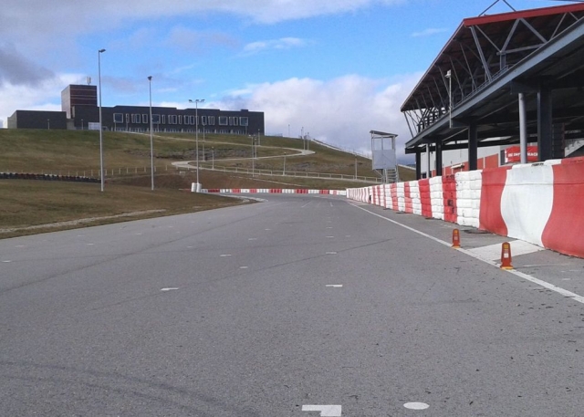 Tramo circuito de Navarra